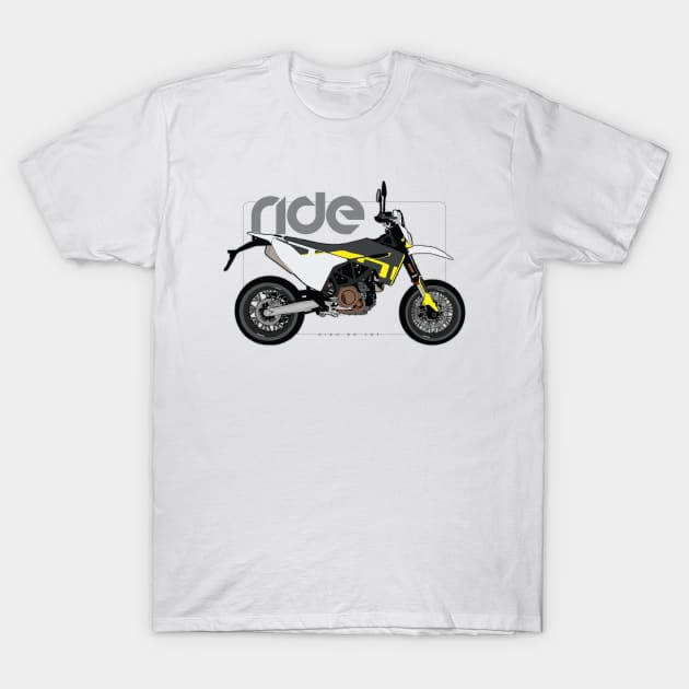 RIde 701 supermoto 20 T-Shirt by NighOnJoy